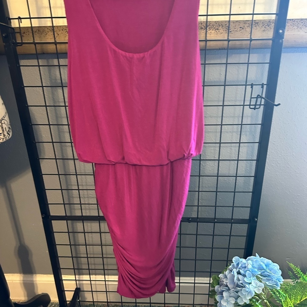 NWT ruched dress by Krisa. Lined. Soft. Stretch. Sexy